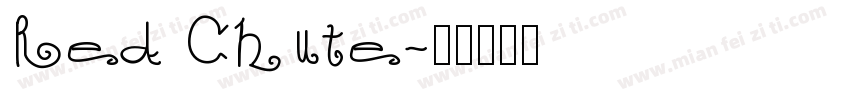 Red Chute字体转换